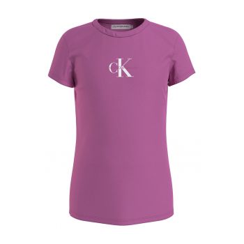 Tricou slim fit din amestec de bumbac organic