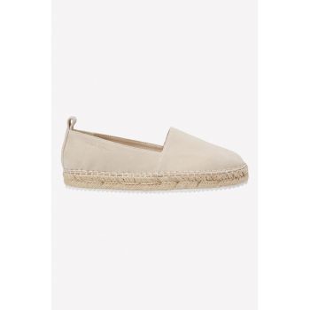 Espadrile de piele intoarsa