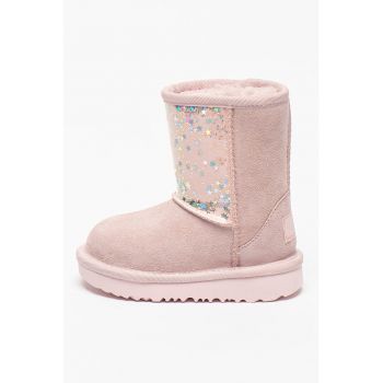 Ghete de piele intoarsa fara inchidere Classic