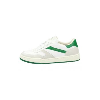 Pantofi sport de piele cu insertii de piele nabuc