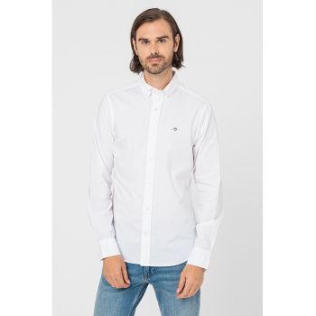 Camasa slim fit cu guler fixat cu nasturi de firma originala