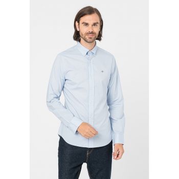 Camasa slim fit cu guler fixat cu nasturi de firma originala