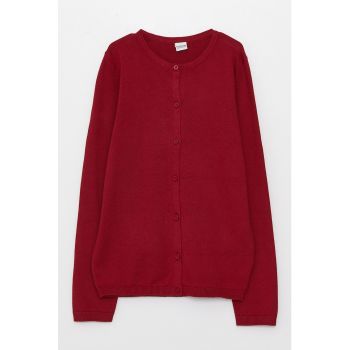 Cardigan de bumbac cu nasturi