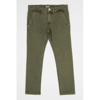 Pantaloni chino cu talie medie Greenwich