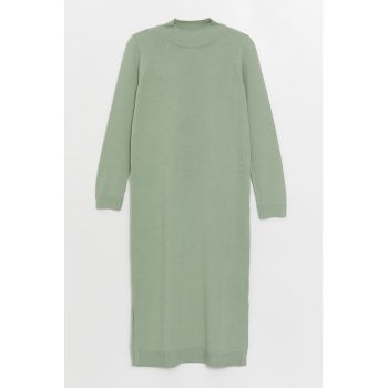 Rochie midi cu slituri laterale