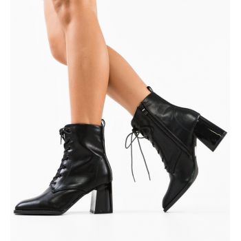 Botine dama Boyer Negre
