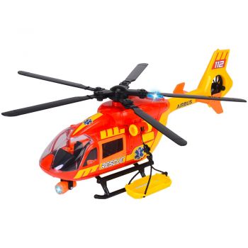 Elicopter de salvare Dickie Toys Airbus H145 1:36 36 cm cu lumini si sunete de firma original