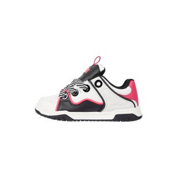 Pantofi sport de piele cu garnituri de piele intoarsa
