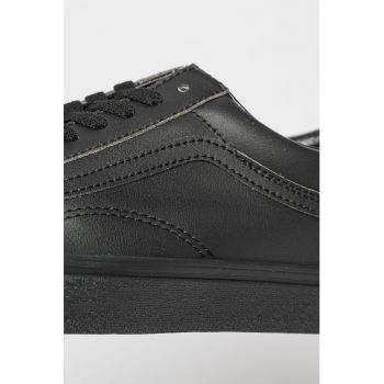 Pantofi sport low-cut de piele ecologica