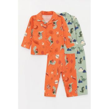 Set de 2 perechi de pijamale lungi