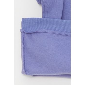 Set de hanorac cu maneci cazute si pantaloni sport - 2 piese