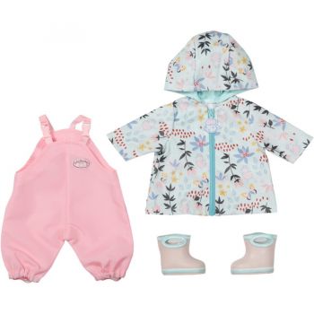 ZAPF Creation Baby Annabell rain set 43cm, doll accessories (overalls, raincoat and boots)