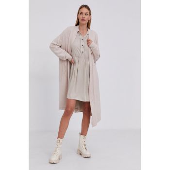 Answear Lab Cardigan femei, culoarea bej