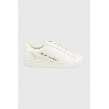 Armani Exchange sneakers culoarea alb