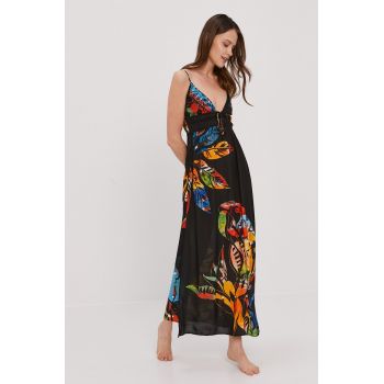 Desigual Rochie de plaja culoarea negru Desigual Rochie de plaja culoarea negru