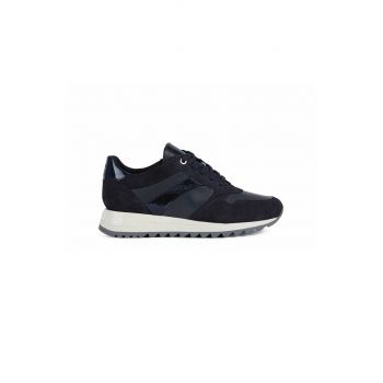 Geox Pantofi culoarea albastru marin, cu toc plat
