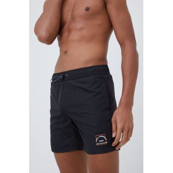 Karl Lagerfeld pantaloni scurti de baie culoarea negru