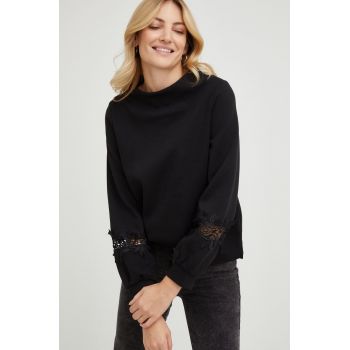 Answear Lab bluza femei, culoarea negru, neted