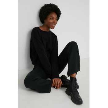 Answear Lab compleu femei, culoarea negru
