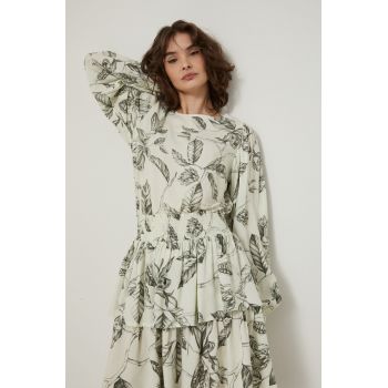 Medicine bluza femei, culoarea bej, modelator