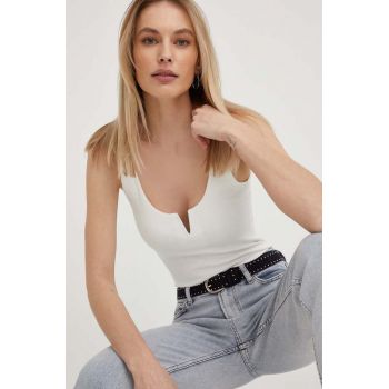 Answear Lab top culoarea alb