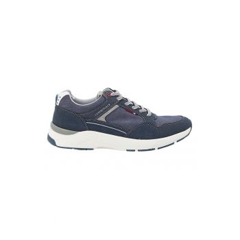 Pantofi sport cu garnituri de piele intoarsa ecologica