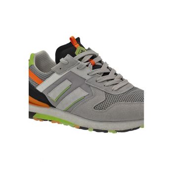 Pantofi sport cu garnituri de piele intoarsa