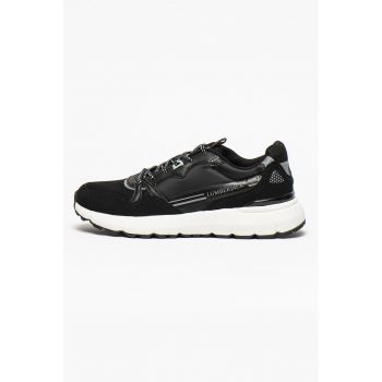 Pantofi sport low-top cu garnituri de piele ecologica Benny