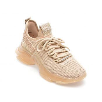 Pantofi Steve Madden bej, MAXILLR, din material textil