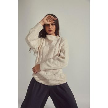 Pulover cu model torsade