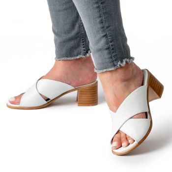 Sandale piele 218 ALB