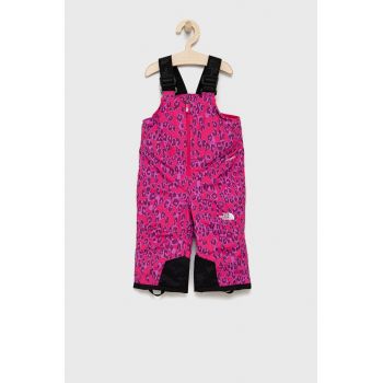 The North Face pantaloni copii culoarea violet
