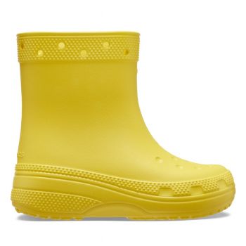 Cizme Crocs Toddler Classic Boot Galben - Sunflower ieftine