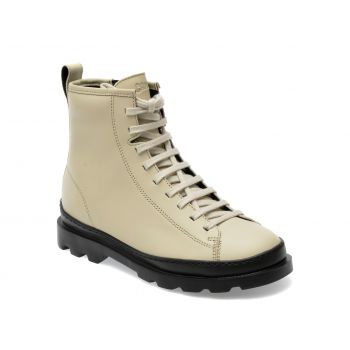 Ghete CAMPER gri, K400325, din piele naturala
