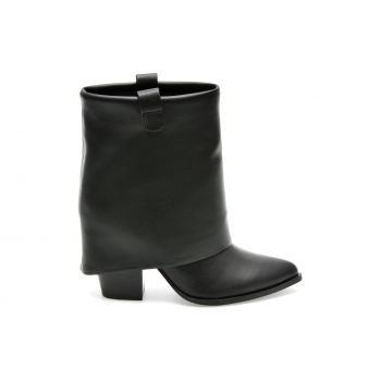 Ghete Steve Madden negre, LARK, din piele ecologica ieftine