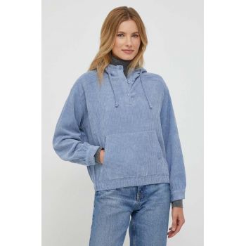 Pepe Jeans bluza femei, cu glugă, neted