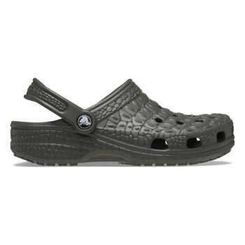 Saboti Crocs Classic Crocskin Clog Verde - Dusty Olive ieftini