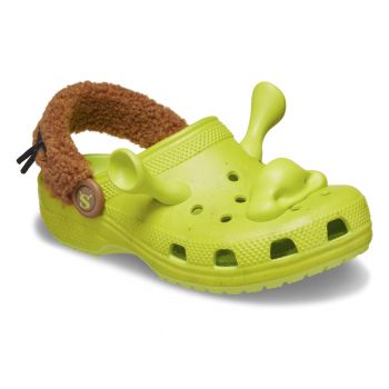 Saboti Crocs Classic Toddler Dreamworks Shrek Clog Verde - Lime/Punch