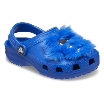 Saboti Crocs Classic Toddler I AM Monster Clog Albastru - Blue Bolt ieftini