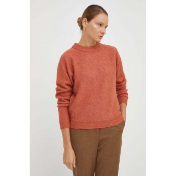 Tiger Of Sweden pulover de lana femei, culoarea portocaliu, light de firma original