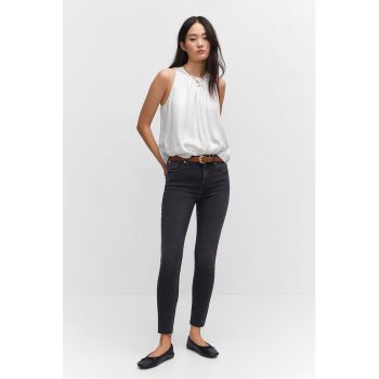 Bluza de satin fara maneci Memo