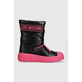 Love Moschino cizme de iarna RACE50 culoarea negru, JA15855H0HIN000C de firma originali