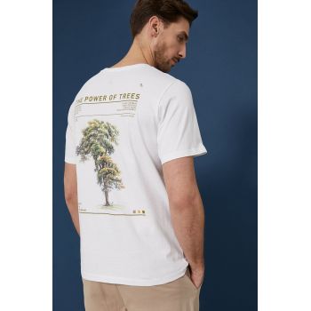 Medicine tricou barbati, culoarea alb, cu imprimeu