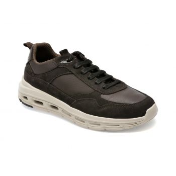 Pantofi GEOX maro, U36FQA, din piele naturala
