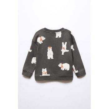 Bluza sport cu maneci cazute Polar
