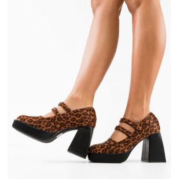 Pantofi dama Freyja Animal Print ieftini