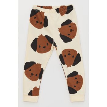 Pijama de bumbac cu imprimeu