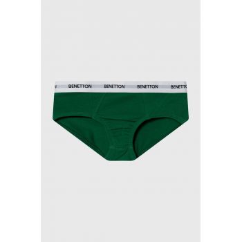 United Colors of Benetton slip copii culoarea verde