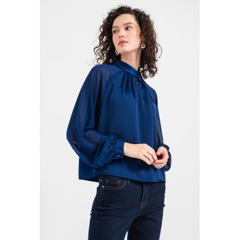 Bluza vaporoasa cu maneci raglan