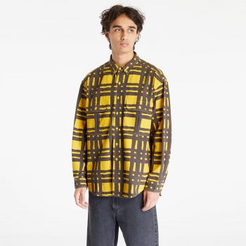 Levi's® Skate L/S Woven Torn Plaid Yellow ieftin